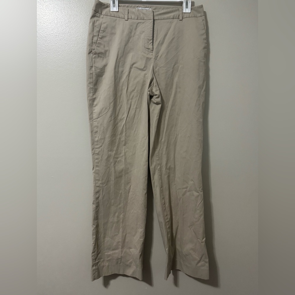 Pendleton Women’s Dress Pants Size 10 Khaki Beige Straight Leg Cotton Blend